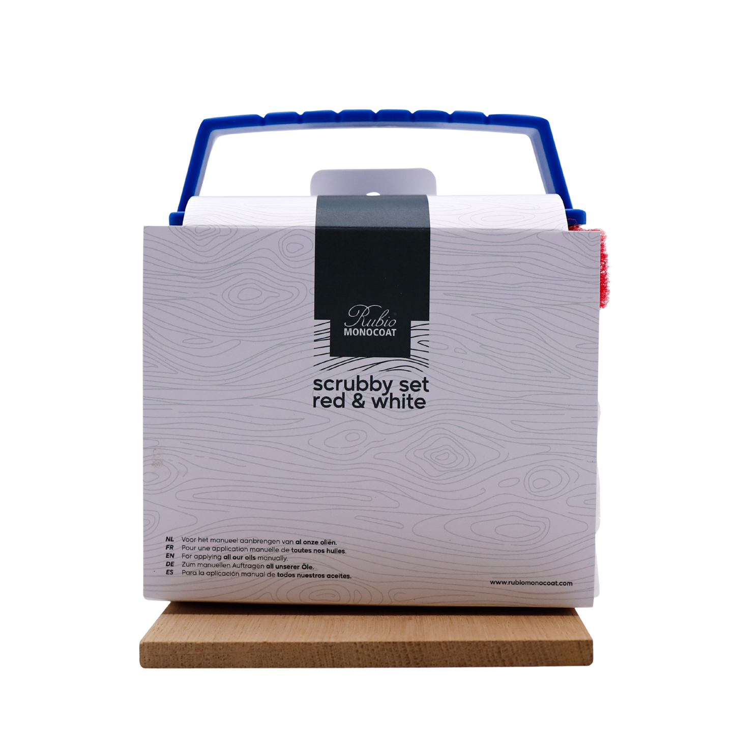 Scrubby Set Röd / Vit